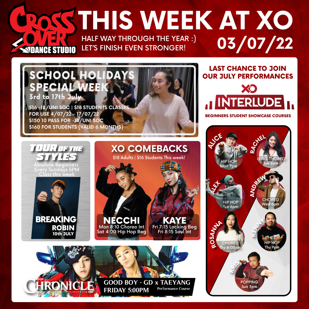 this week at xo 3 7-01